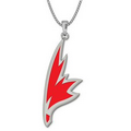 Sterling Silver Custom Pendant, 3/4" X 1.7mm